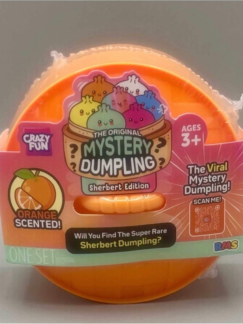 Viral RMS Mystery Dumpling Sherbert Orange Scented Toy - Kids 3+